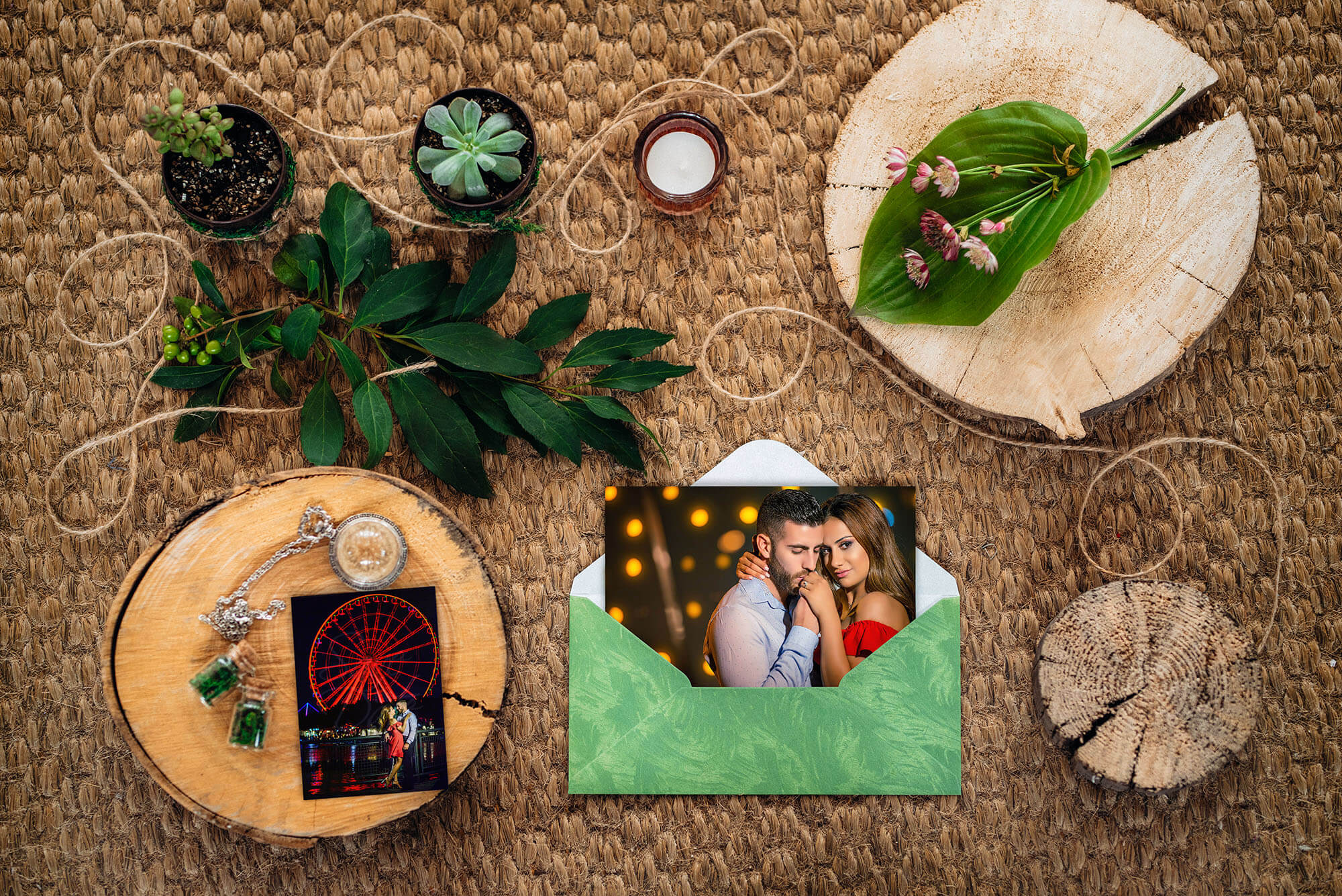 How to incorporate engagement photos into your wedding day